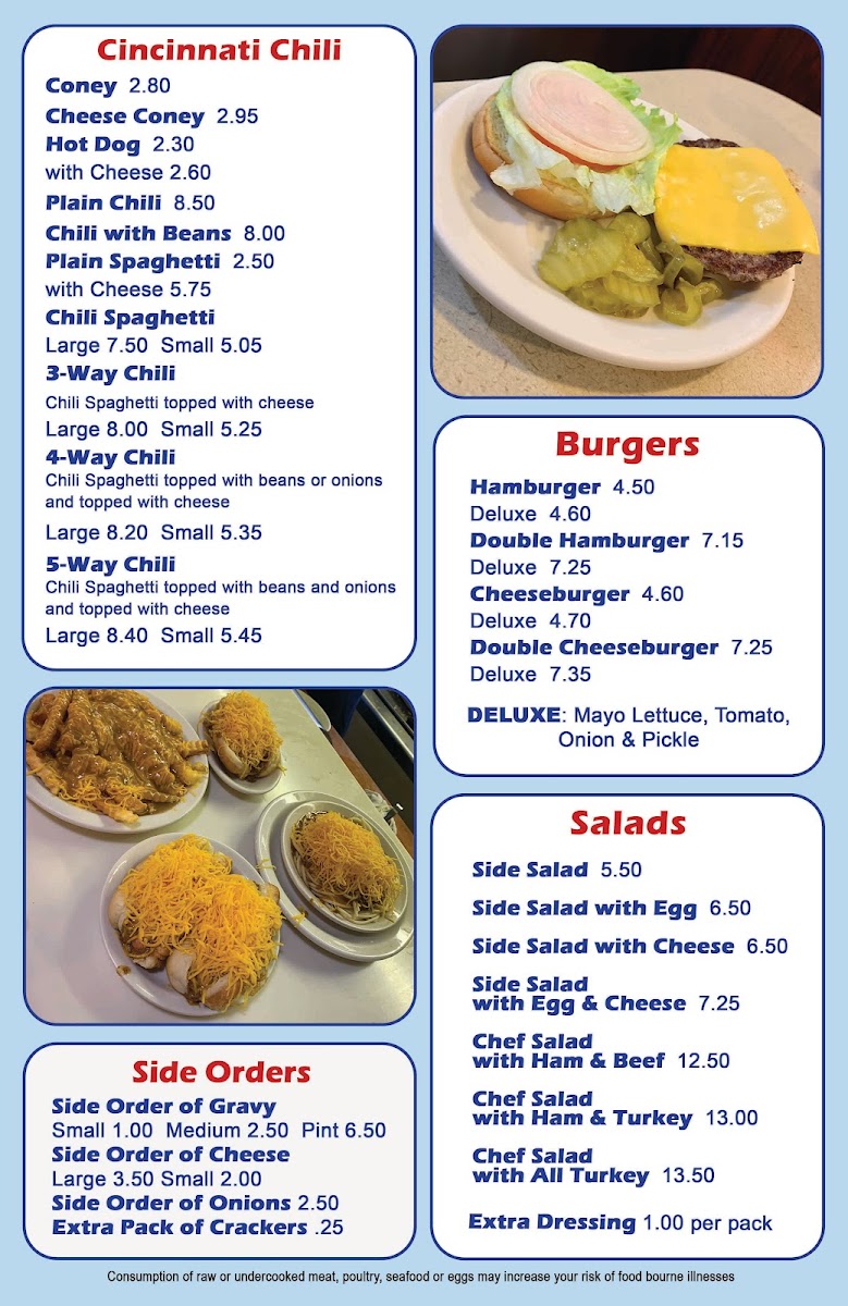 Pleasant Ridge Chili Restaurant Menu - Image 6